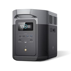EcoFlow ポータブル電源 DELTA 2 Max 2048Wh 大容量 エコフロー リン酸鉄リチウム使用 10年長寿命