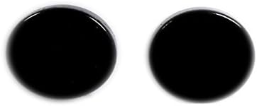 Earing 2 Pcs 10 MM Black Magnetic Earring for Men and Women.