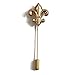Hansicod Men's Lance Golden Lapel Stick Brooch Pin for Suit Tuxedo Corsage(Golden)