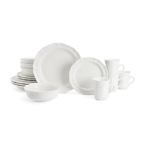 Mikasa French Countryside 16-Piece Dinnerware Set, Service for 4