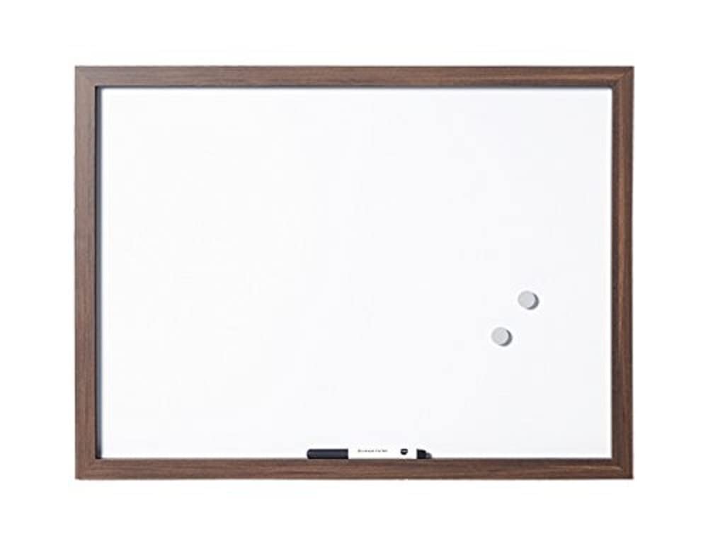 Bi-Office Optimum White Board 60 x 45 cm Walnut