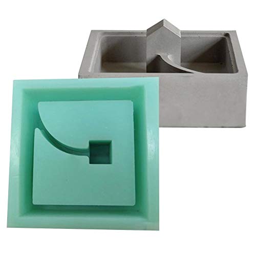 Clay Molds - Industrial Grade Silicone Concrete Moss Mini Small House Muti Meat Flower Planter Mould Desktop - Clay Variety Hearts Dessert Making Cute Cutters Vase Paper Fairy Angel Furniture Fa