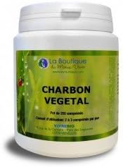Activated Vegetable charcoal: 200 capsuls by Green Corner 20