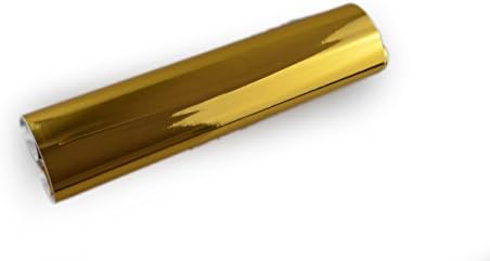 12''x60''Chrome Mirror Silver Vinyl Wrap Sticker Decal Film Sheet ,Self-adhesive (Gold)
