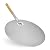 Pizza Peel with Luxury Wood Handle by Pan Master- Excellent Oven Accessory for Baking Pizza with Aluminmum Stainless Steel 14(W) by 26(H), Bake Delicious New York Style Pizza Today!