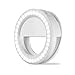 Selfie Ring Light for Camera 36 LED Light for iPhone iPad Tablet Laptop Camera Sumsung Galaxy Photography Phones, Rechargable Battery,White