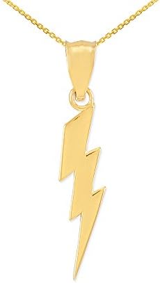 Polished 14k Yellow Gold Lightning Bolt 