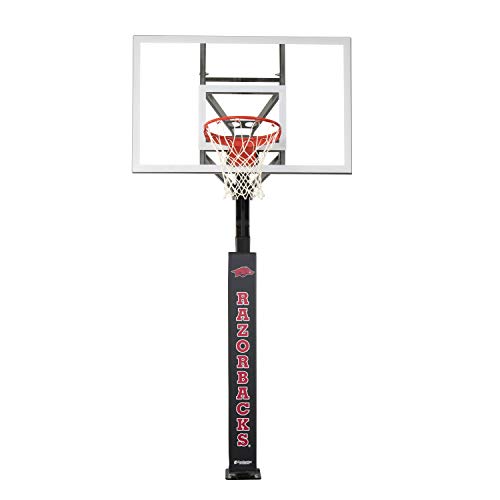 NCAA Arkansas Razorbacks Goalsetter Basketball Pole Pad, Black, One size