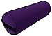 Bean Products Yoga Bolster - Handcrafted In The USA With Eco Friendly Materials - Studio Grade Support Cushion That Elevates Your Practice & Lasts Longer - Round, Cotton Purple