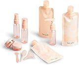 Kitsch 11pc Travel Size Bottles - Refillable Travel