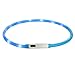 ITERY Dog Collar, Led USB Rechargeable Pet Safety Collar Waterproof Light up Adjustable Flashing Collar (Blue)