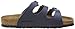 Birkenstock Women's Florida Soft Footbed Birko-Flor  Blue Sandals - 39 M EU