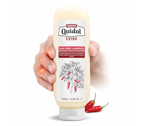 Ungüento para Dolor Intenso tipo Neuropático con Capsaicína Quidol Extra 150gr