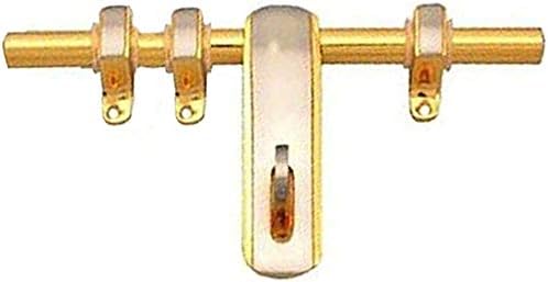 Smart Shophar Brass Pical Aldrop 12 Inches Gold Silver Pack of 1 | Main Double Door Hardware Aldrops | Lightweight Latch for Home Gate Fancy Aldrop for Door Fittings| Aldrop Lock Set