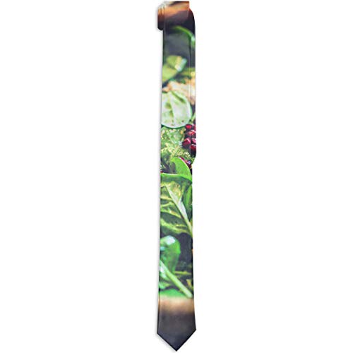 Men's Necktie Silk Polyester Salad-wallpaper-ever-images Wide 3.14''(8cm) Gentleman Neck Ties Skinny