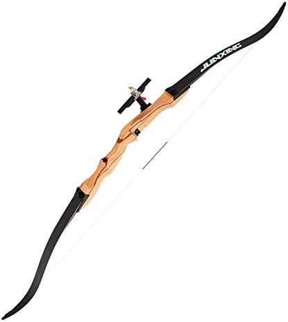 Junxing Recurve Bow LEFT or RIGHT HANDED Archery Kit Woods Riser Recurve Bow Youth (Right)