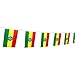 Ethiopia Flag Ethiopian Flag,100Feet/76Pcs National Country World Pennant Flags Banner,Party Decorations Supplies For,Bar,Indoor and outdoor flags,International Festival