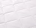 Allrange Breathable Coolmax Quilted Mattress Pad, Coolmax and Cotton Fabric Cover, Snug Fit Stretchy to 18
