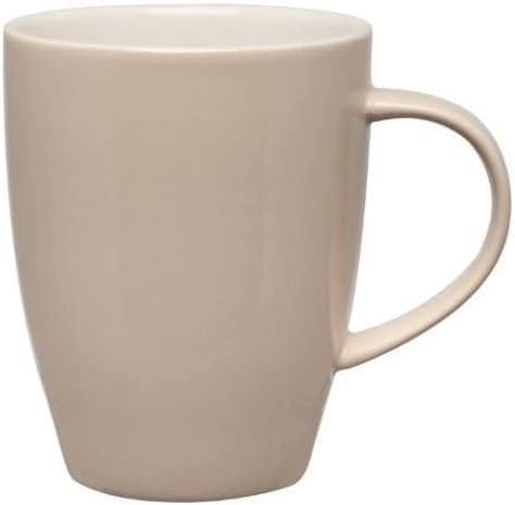 Luxury Home Dinnerware Coffee Tea Mugs, Ceramic Stoneware, Wheat, 12-Ounces, Set of 4 Mugs