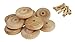Wood Wheels - 100 Pack with Free Axle Pegs - Made in USA (1.5
