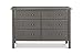 Davinci Jayden 6-Drawer Double Wide Dresser in Slate, Greenguard Gold Certified