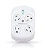 360 Electrical 36036 Revolve Surge Protector with 4 Rotating Outlets,White