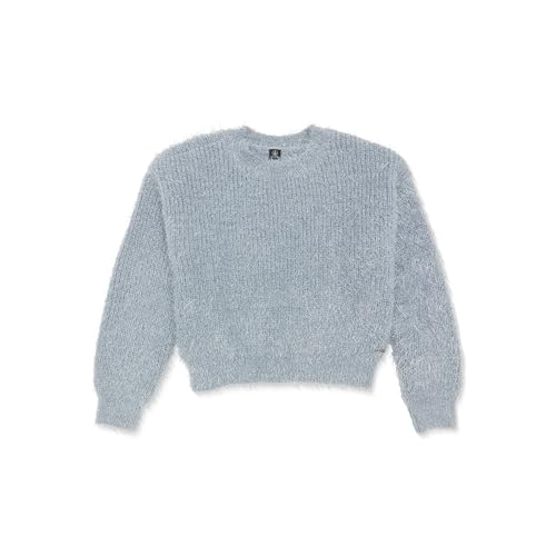 Volcom Girl's Little Girls Yassified Sweater, Grey Blue, 6
