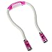 ATC® LED Handsfree Flexional Neck Book Reading Needle Work Light Pink 4 Modes