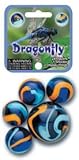 Dragonfly Game Net Set 25 Piece Glass Mega Marbles Toy