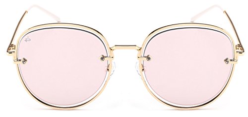 PRIVÃ‰ REVAUX â€œThe Escobarâ€ Handcrafted Designer Aviator Sunglasses For Women & Men (Pink)