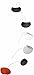 Flensted Mobiles Flying Saucers Ii Hanging Mobile - 34 Inches Plastic