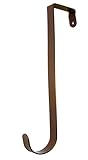SmartHook Heavy Duty Powder Coated Wreath Hanger (Antique Bronze)