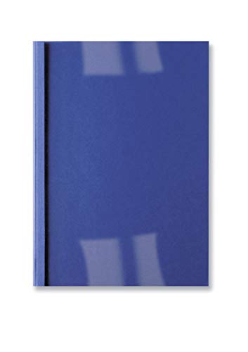 GBC LeatherGrain Thermo-Bindemappen, 100 Stück, A4, königsblau, 3mm