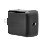 AmazonBasics 18W One-Port USB-C Wall Charger for Tablets and Phones with Power Delivery - Black
