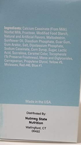 Nutmeg State Nutrition High Protein Snack and Meal Replacement Pudding/Diet Pudding - Dulce de Leche Caramel (7ct) - Trans Fat Free, Aspartame Free, Kosher, Gelatin Free