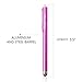 Universal Capacitive Touch Screen Pens with Extra 4 Tips and Lanyards - ((Black&Blue&Purple&Pink))