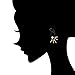 Hypoallergenic Detachable Crystal Spike Ear Jackets by Onnea