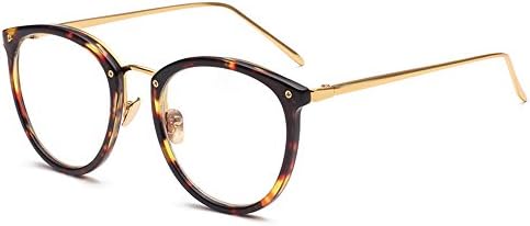 2017 New Metal Nose Pads Fashion Women's Glasses Frames Eyeglasses Leopard J76