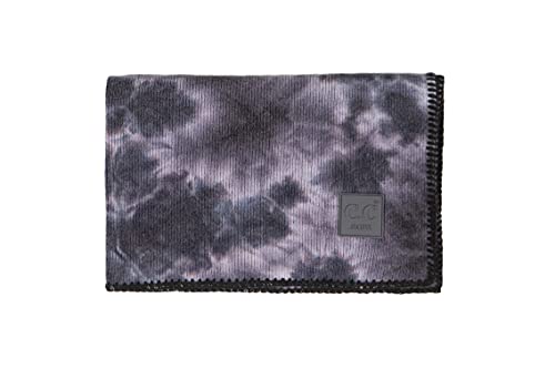 Soft Baby Blanket - Tie Dye - Dark Grey/Light Grey at Amazon