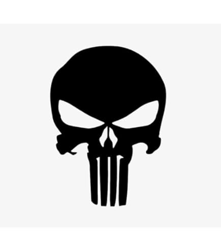 Army Design Tuning Punisher Totenkopf Aufkleber 60cm - Army Skull Vinyl Sticker Auto Tuning 60 Cm Größe