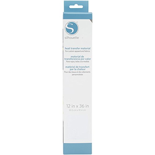 Silhouette Smooth Heat Transfer, White