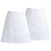 DII Everyday Basic Kitchen Collection, Waist Apron Set, White 2 Piece