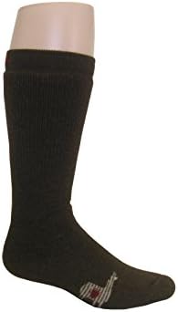 Alpaca Heavyweight Socks Dark Brown Large Boot