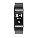 SWEES Metal Bands Compatible Fitbit Charge 2, Milanese Stainless Steel Metal Magnetic Replacement Wristband Small & Large (5.5