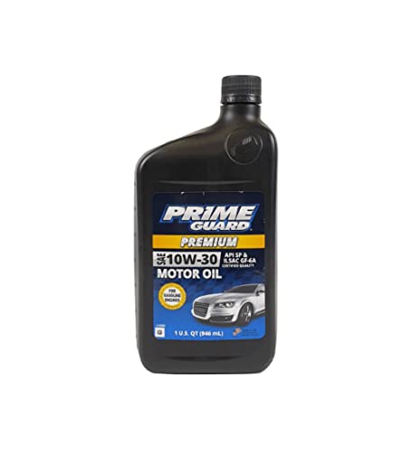 Prime Guard SAE 10W-30 Motor Oil - 1 Quart(Pack of 1)