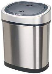 11.8-Gal Stainless Steel Motion Sensor Trash Can