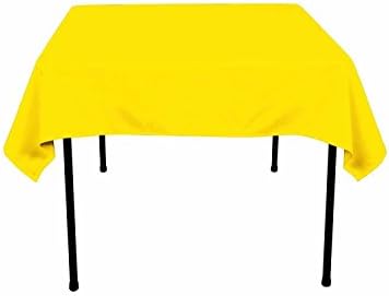 Tablecloth for 18"x18" square table by Florida Tablecloth Factory (Lemon)
