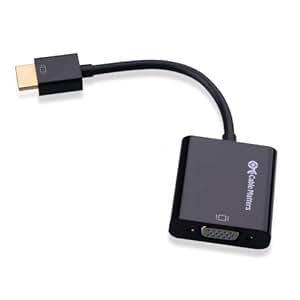 Cable Matters Active HDMI to VGA Male to Female Adapter