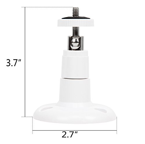Security Wall Mount Adjustable, Aitee Ceilling Mount Stand Bracket Indoor/Outdoor Mount for Arlo, Arlo Pro Camera(White) …