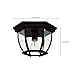 Kenroy Home 16277BL Dural Flushs, Medium, Black